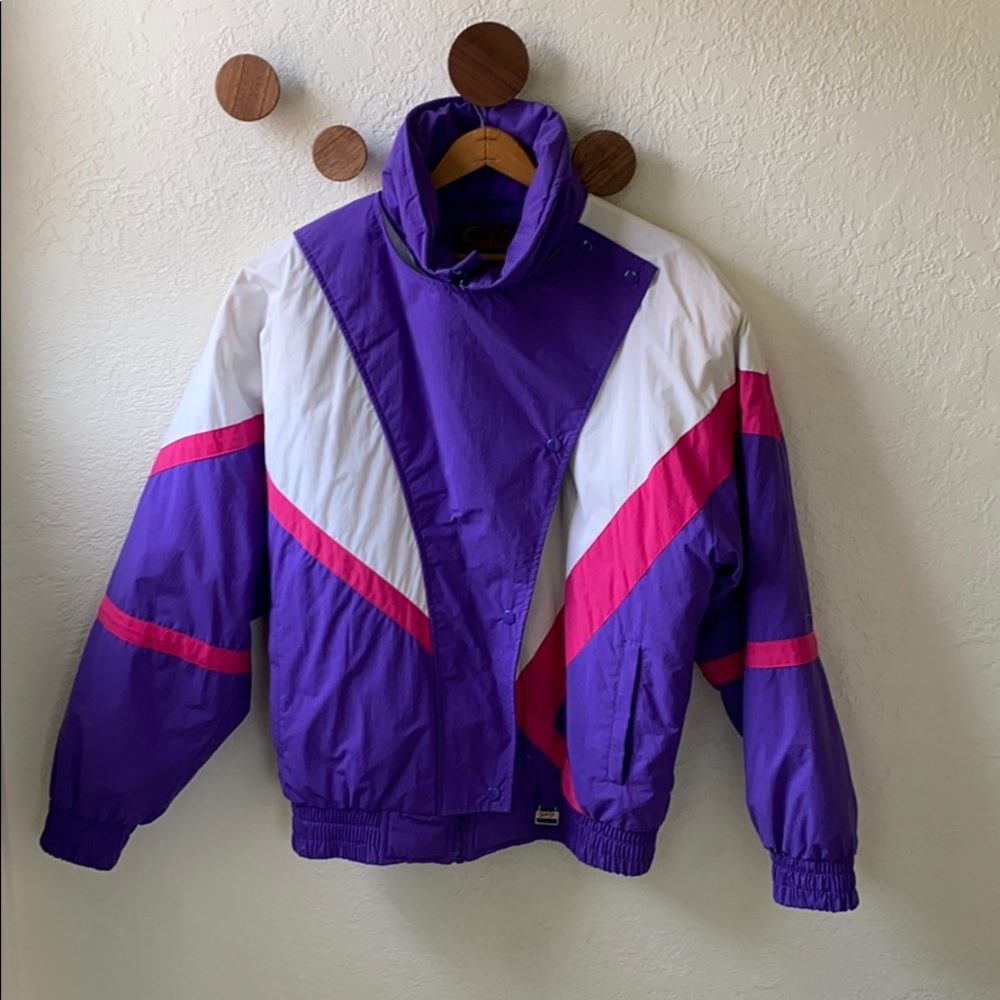 80s colorblock ski jacket! Subella.